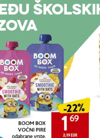 Boom Box voćni pire 200g