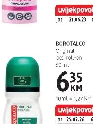 Borotalco Original deo roll-on 50 ml