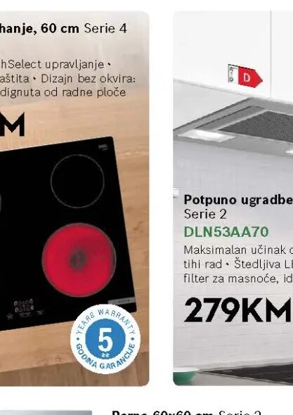 Bosch Električna ploča za kuhanje PKE611BA2E 60 cm
