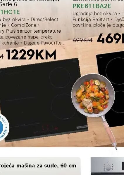 Bosch Indukcijska ploča za kuhanje PVS631HC1E 60 cm