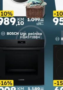 Bosch Ugr. pećnica HBA571BB4 1 kom, Omega Shop