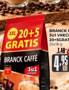 BRANCK Caffe 3u1 vrećica 25x18 g, Belamionix