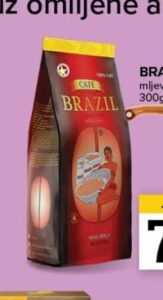 Brazil mljevena kafa 300 g, Konzum i Mercator