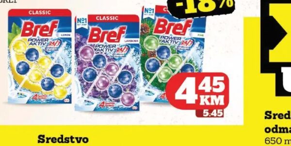 Bref osvježivač WC šolje 2 x 50 g