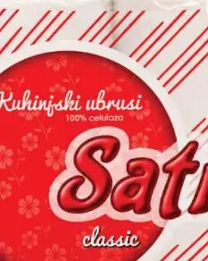 BTime Satin Papirni ubrusi 2 kom, Robot