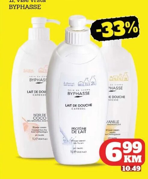 Byphasse gel za tuširanje 1 l