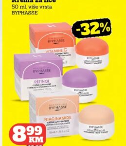 Byphasse krema za lice 50 ml, Tropic
