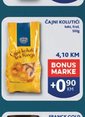 Čajni kolutići keks 500 g