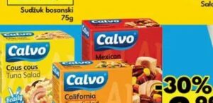 Calvo tuna salata 150 g, Robot