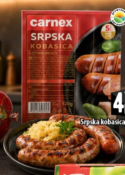 Carnex Srpska kobasica 520 g