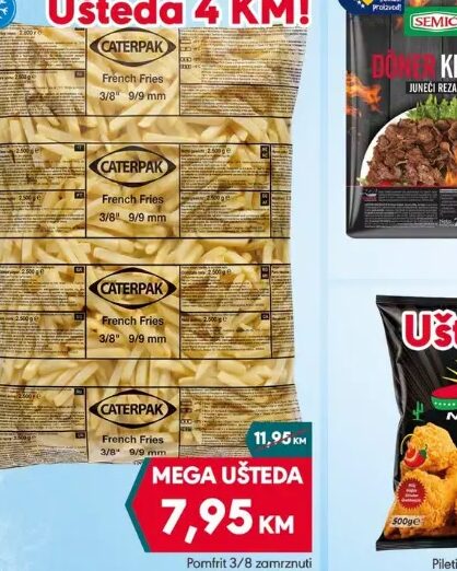 Caterpak French Fries 2.5 kg
