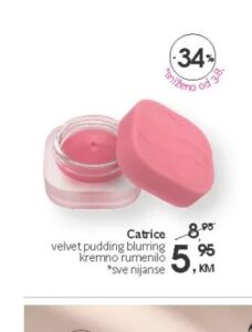 Catrice velvet pudding blurring kremno rumenilo, CM