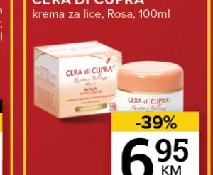 Cera di Cupra krema za lice 100 ml, Konzum i Mercator