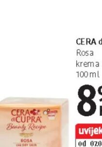 CERA di CUPRA Rosa krema za lice 100 ml, dm
