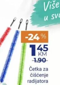 Četka za čišćenje radijatora 3 kom, Bingo