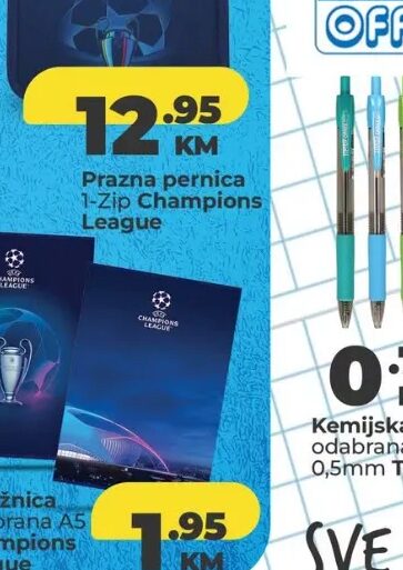 Champions League Bilježnica odabrana A5 1 kom