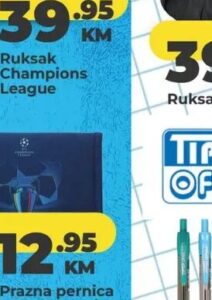 Champions League Prazna pernica 1-Zip 1 kom, Namex