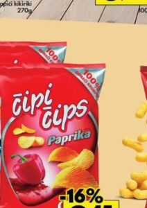 Čipi Čips paprika 120/130 g, Robot