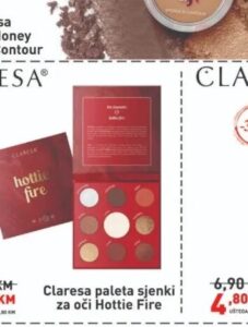 Claresa paleta sjenki za oči Hottie Fire, Didaco