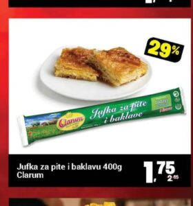 Clarum Jufka za pite i baklave 400 g, Robot