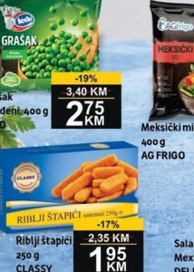 CLASSY Riblji štapići 250 g, Best