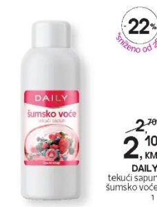 Daily tekući sapun šumsko voće 1 l, CM