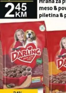 DARLING hrana za pse meso & povrće 3 kg, Best