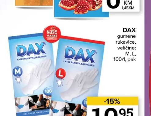Dax gumene rukavice 100/1