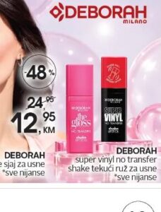 Deborah no transfer shake sjaj za usne, CM