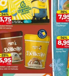 Delicato sladoled u čaši cookie/praline 450 ml, Bingo