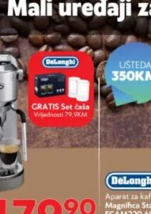 DeLonghi Aparat za espresso s pumpom Dedica Duo EC890*, Tehnomag