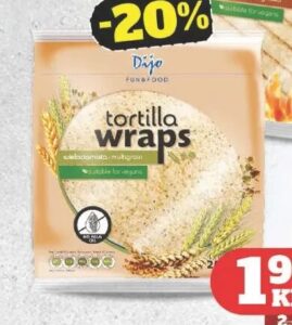 Dijo Tortilla Wraps 250 g, Moj market
