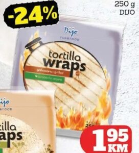 Dijo Tortilla wraps grilled 250 g