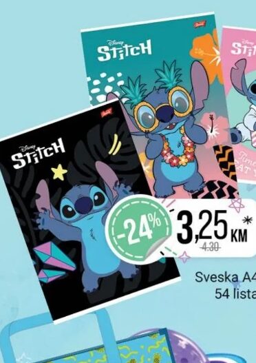 Disney Stitch sveska A4 54 lista