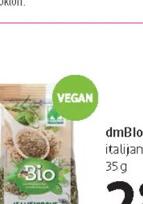 dmBio italijanski začini 35 g, dm