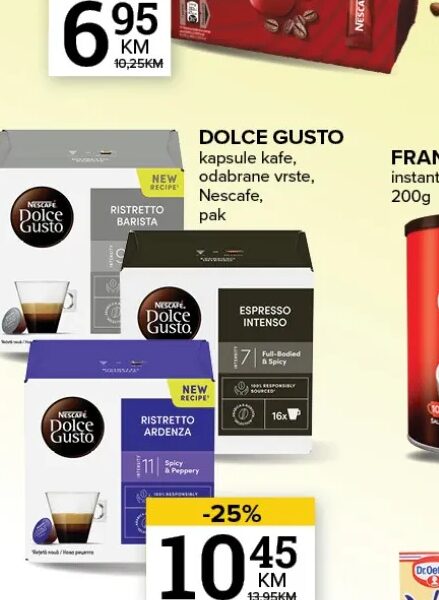 DOLCE GUSTO kapsule kafe pak