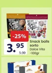 Dolce Vita Snack balls sorto 100gr, FIS