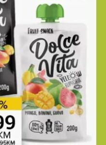 Dolce Vita voćni pire 200 g, Konzum i Mercator