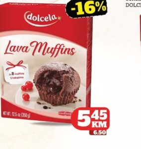 Dolcela Lava Muffins 350 g