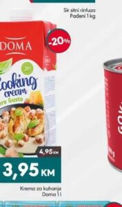 Doma krema za kuhanje 1 l, Mega diskont