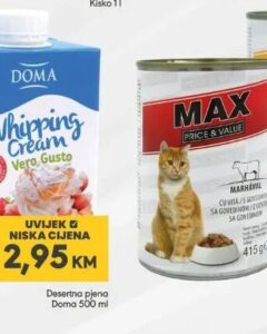 Doma Whipping Cream 500 ml, Mega diskont