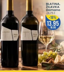 Domano Blatina, Žilavka 0,75 l, FIS