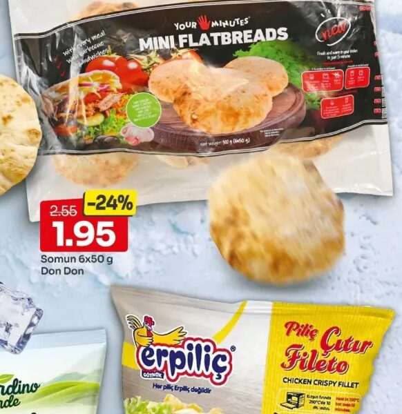 Don Don Mini Flatbreads 6x50 g