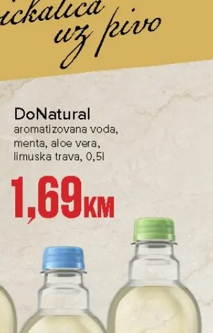 DoNatural aromatizovana voda 0,5 l