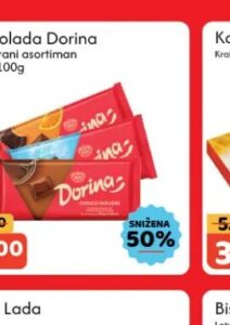 Dorina čokolada 100 g, Amko
