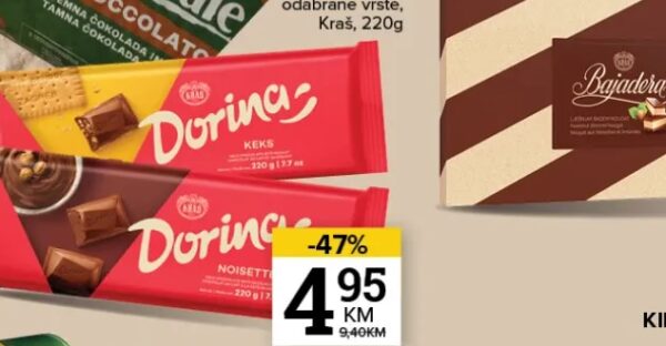 Dorina čokolada 220 g
