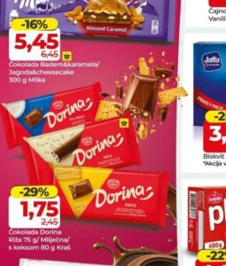Dorina Čokolada 80 g, Bingo