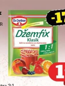 Dr. Oetker Džemfix klasik 1:1 25 g, Tropic