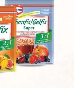Dr. Oetker Džemfix super 3:1, extra 2:1 25 g