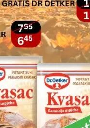 Dr. Oetker Kvasac instant 7 g, Bazar